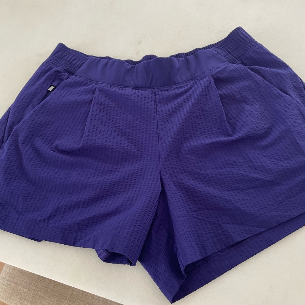 Athleta Purple Athletic Shorts Lightweight and Breathable